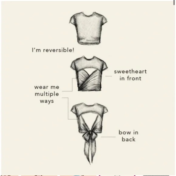 Blogilates Reversible Bow Back Tee - Picture 4 of 6